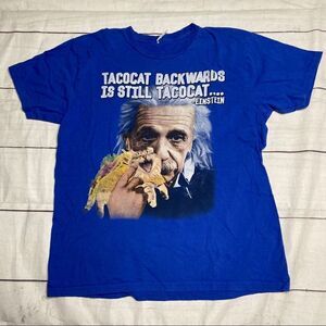 Tacocat Einstein graphic tee medium